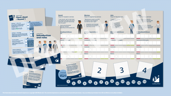 A leadership simulation is the backbone of modules 2 and 3.